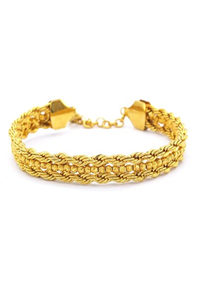 FerizZ Altın Kaplama Dorikalı Burgu Kadın Kelepçe Blz- 391