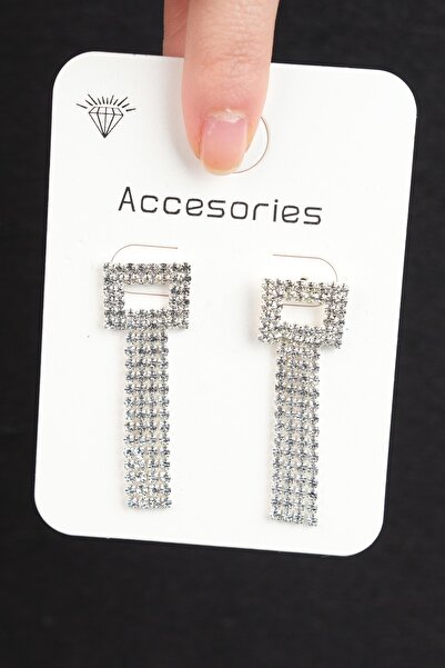 Jack Ferrero Kadın Rodyum Kaplama Küpe