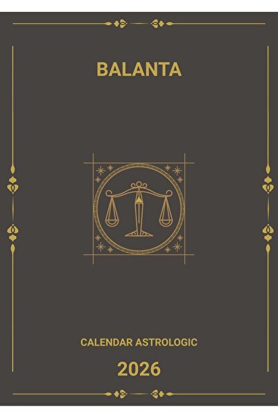PRİNT Calendar 2026 Astrologic Balanta