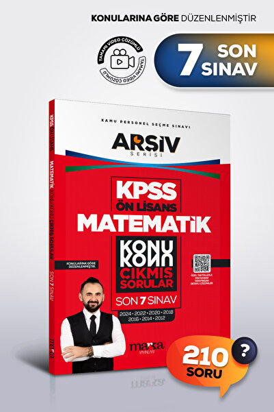 Marka Yayınları ÖN LİSANS SON 7 Yıl Matematik Konu Konu Çıkmış Sorular Tamamı...