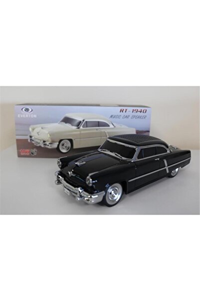 Everton RT-1940 Siyah Arabalı Bluetooth Fm-Usb-Tf-Aux Şarjlı Nostaljik Radyo