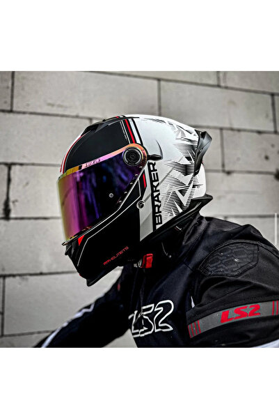 MT Helmets Braker Sv charm kask (+1 şeffaf vizörlü)