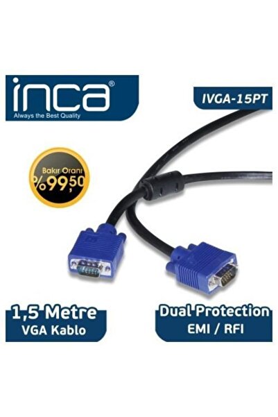Inca IVGA-15Pt 1,5mt Vga Kablo