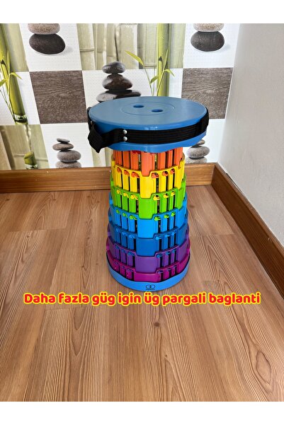 bayapalz Katlanır Tabure. Hafif, 100 Kg'a Kadar dayanıklı, Kolay taşınabilir ...