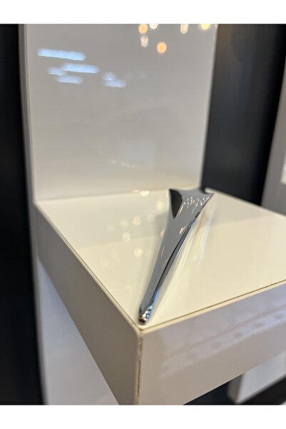 Taşkın Aksesuar Olivine Metal Handle Chrome 96mm Cabinet Lid Modern Drawer Unit Console Bedside Table Silver Furniture Handle