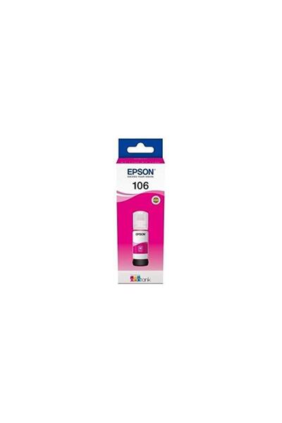 EPSON 106 Magenta Kırmızı Şişe Mürekkep T00R340 L7160-7180