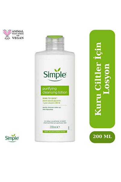 Simple Kind to Skin Hassas Ciltler İçin Arındırıcı Durulama Gerektirmeyen Mak...