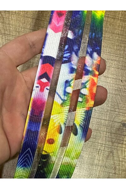 Gönülden Tasarım WIDTH 5 CM COLORED 3 STRIPES ELASTIC CUTABLE ELASTIC SEWING ...