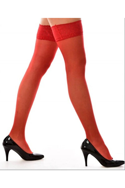 Penti Фантазійні панчохи з підв'язками, червоні