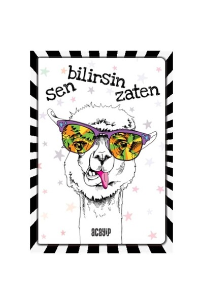Acayip Yayınları Havalı Panda Defter - Çılgın Defterler -