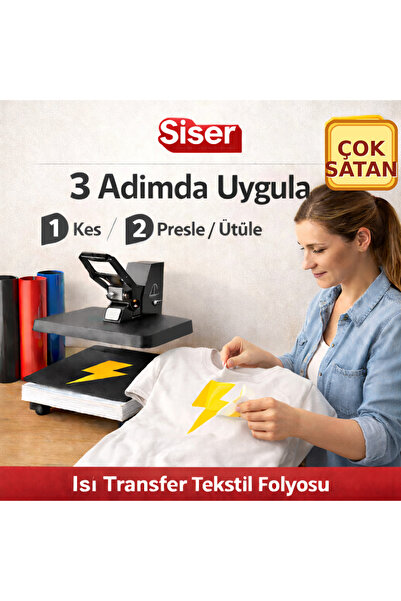 Siser Tekstil Folyosu – YURTDISINDAN – Isı Transfer Baskı Folyosu 50cmx100cm