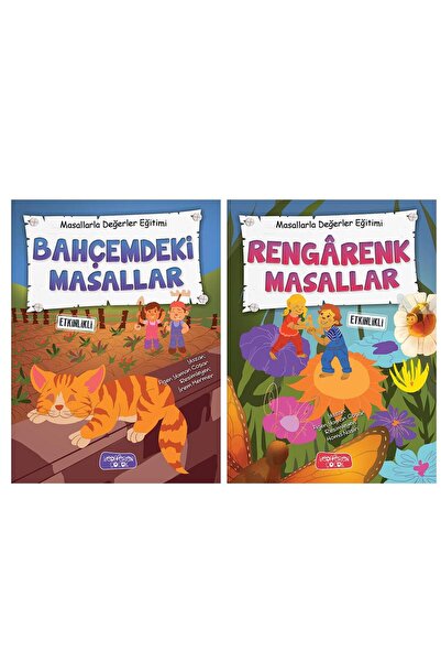 Yediveren Çocuk Ciltli Renkli Masal Kitapları Seti 2 Kitap Takım