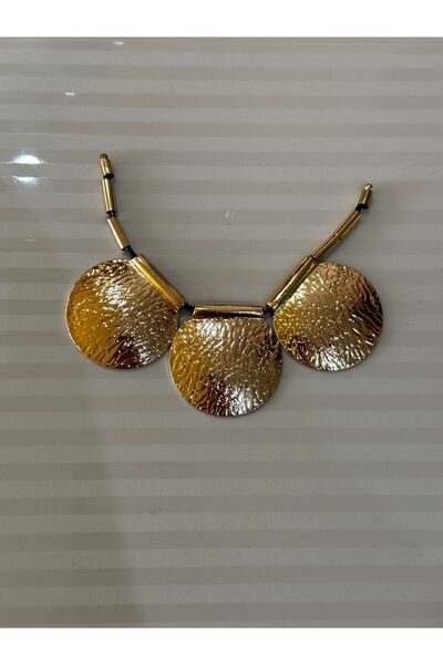 Gönülden Tasarım Geantă pentru bijuterii din alamă, 3 piese, accesoriu 14x4 cm
