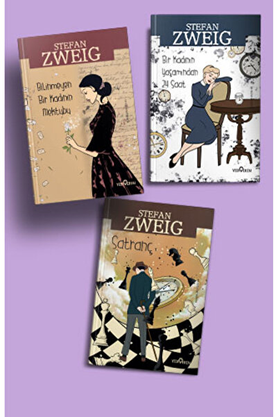 Yediveren Yayınları Stefan Zweig Seti 3 Kitap