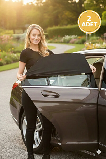 baffhome 2 Adet Oto Güneşlik Perde Araç Yan Cam Güneşlik Araba Güneşlik Perde...