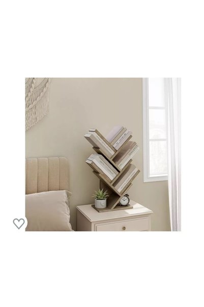 divendi-ro Bibliotecă din lemn MDF cu 5 rafturi, pentru cărți și decorațiuni, 30x17x59 cm