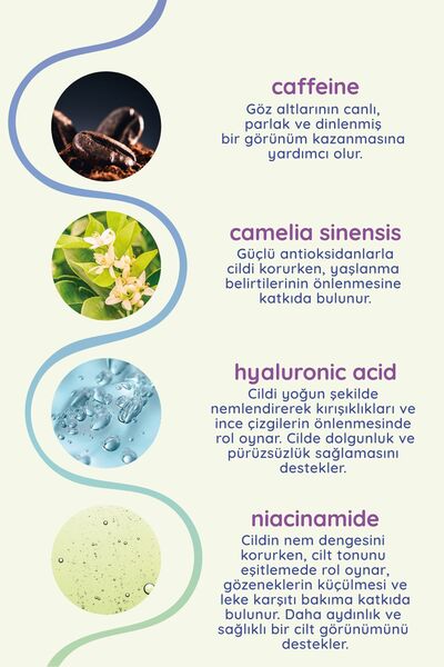 Everyday Beauty Eye-conic Göz Çevresi Bakım Serumu 30 ml Göz Altı Torba, Halka, Morluk Ve Kırışıklık Karşıtı