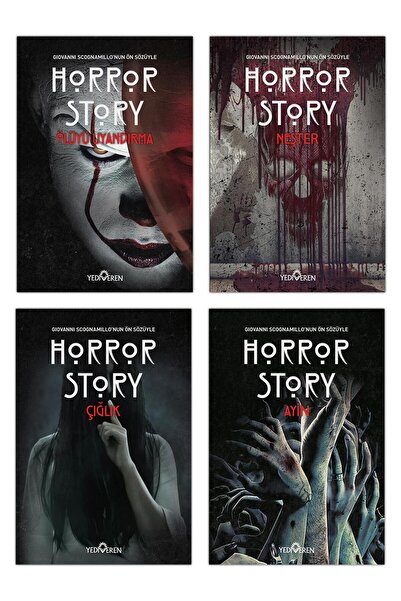 Yediveren Yayınları Horror Story 4 kitap Set