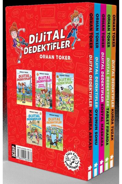 Acayip Kitaplar Dijital Dedektifler 5 Kitap Kutulu/Orhan Toker/Acayip Kitaplar