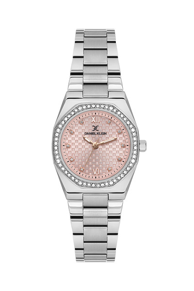 Daniel Klein Premium Silver Stainless Steel Watch for Women DK.1.14099-2