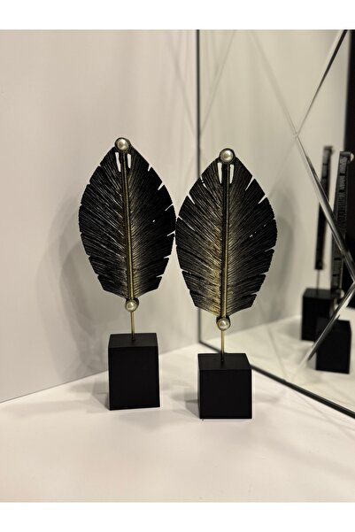 İnci line souvenırs İkili tüy biblo