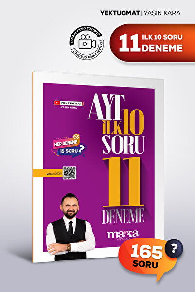 Marka Yayınları Yektuğmat AYT Matematik İlk 10 Soru Konularından Oluşan 11 De...