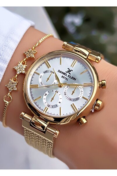 Daniel Klein Original Wicker Cord Waterproof Women's Wristwatch with Bracelet...