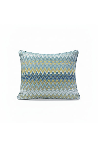 pufftable Husă de pernă cu model în zig-zag, stil avangardist, 45*45, țesătur...