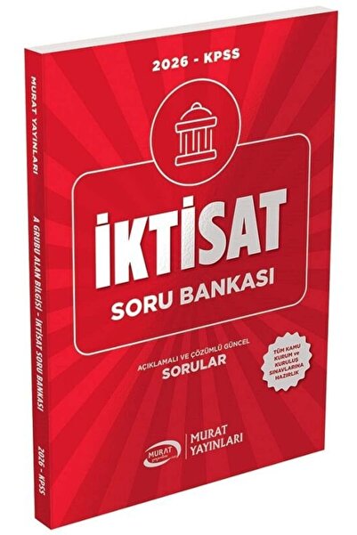 Murat Yayınları Murat 2026 KPSS A Grubu İktisat Soru Bankası Çözümlü