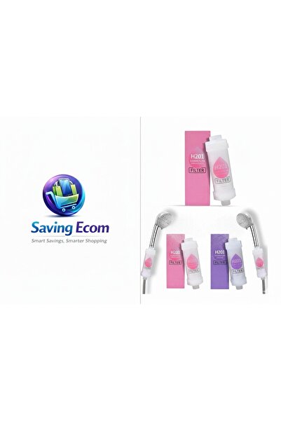 GENERAL ABG Vitamin C Shower Filter Set (2 Pieces) - Shower Head Filter and W...