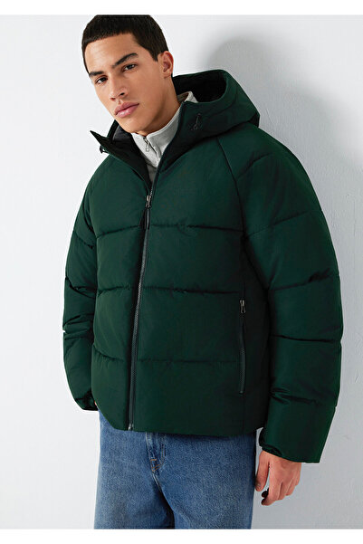 Mavi Hooded Green Jacket Loose Fit / Relaxed Fit 0110756-85370