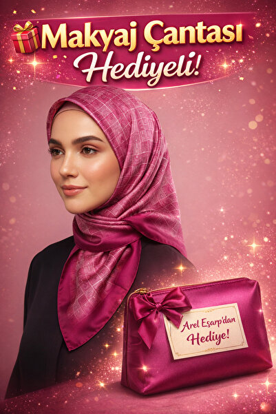 Picasso وشاح كريستالي بلون البرقوق بمظهر حريري – تصميم أنيق بنسيج التويل 90×90