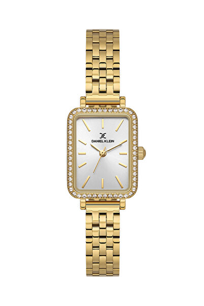 Daniel Klein ساعة نسائية فاخرة من الفولاذ المقاوم للصدأ مطلية بالذهب DK.1.141...