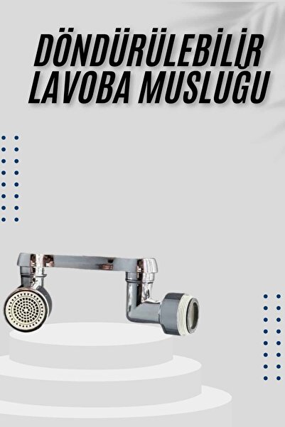 Lisinya Rotatable Faucet Head Acrobat Kitchen Bathroom Faucet Spout Head with...