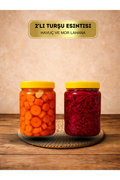 Baharat Şefi Mor Lahana Turşusu 1KG - Havuç Turşusu 1KG