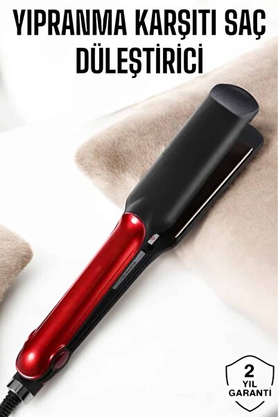 Lisinya مكواة فرد الشعر بطبقة سيراميك قابلة للتعديل للحرارة العالية - TYGOO