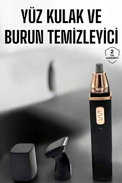 Lisinya Seyahat Tipi Mini Taşınabilir Siyah Burun Kulak Yanak Kıl ve Tüy Temi...