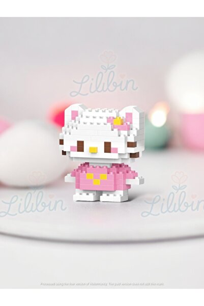 Lilibin Bricks Hello Kitty 3D Yapboz Puzzle Hediyelik