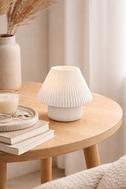 Dekor Mini Tealight Masa Lambası – Dekoratif Işık (12×10 cm)