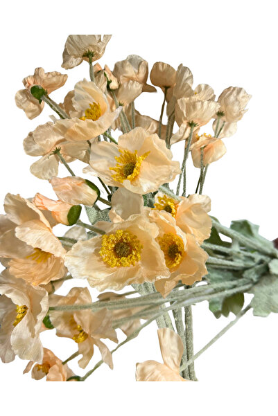 Home Yapay Gelincik Çiçeği 12 Dallı (3 Adet ) 1. Kalite , Toplam 12 çiçek 3ü ...