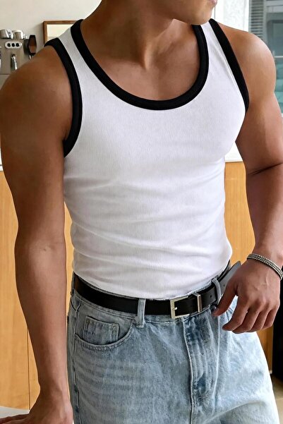 gamaro Men's Halter Neck Slimfit Sportsman Lycra Singlet