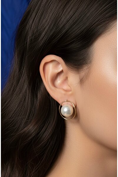 BULUT SEPETİ Pearl Bead Detailed Earrings
