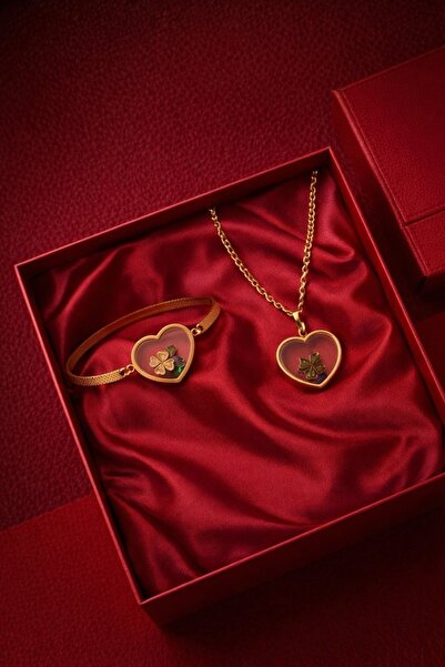 TB Tamer Bayrakçeken Masaj Aletleri Ve Tıbbi Ürün Kalpli Yonca Figürlü Gold K...