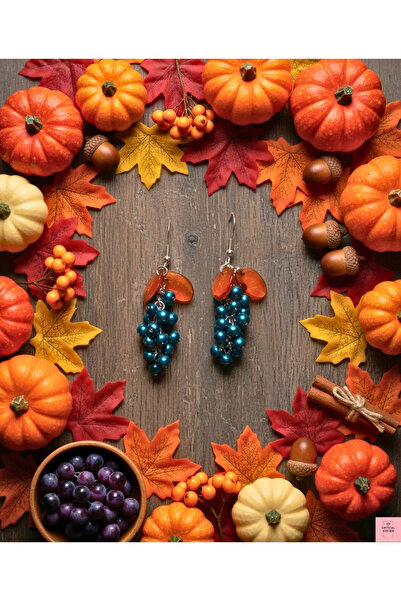 Crystal Atelier أقراط Coquette Natural Pearl Grape - أقراط متدلية نسائية ذات ...