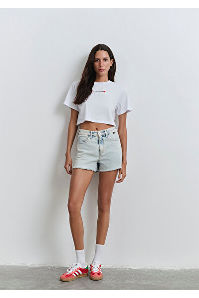Mavi Cherry 90S Ice Jean Shorts 1410022 -84423