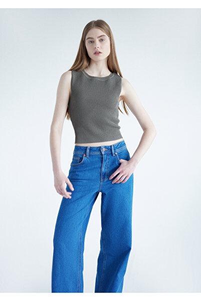 Mavi Yeşil Triko Top 1710349-70123