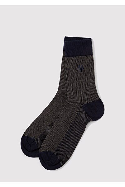 Mavi Marineblaue Socken mit Logo-Stickerei 091760 -28725