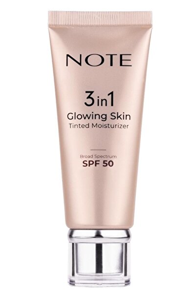 NOTE Cremă hidratantă colorată pentru piele strălucitoare 3 în 1 SPF 50 Cremă...