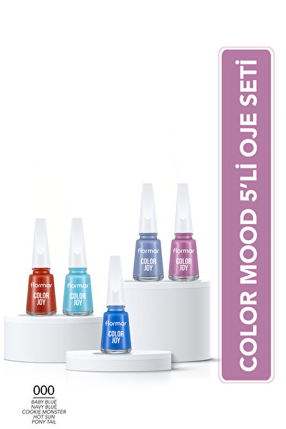 Flormar Color Joy Color Mood 5’li Oje Seti