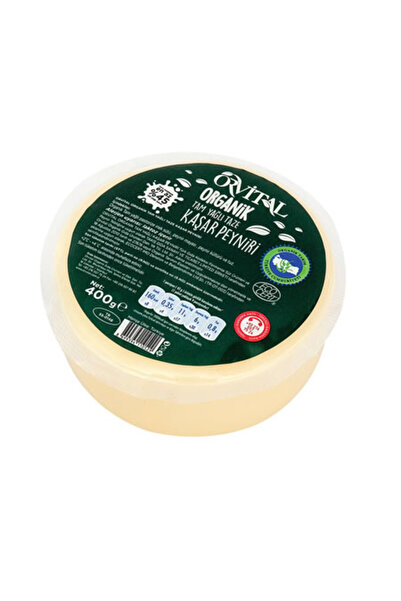 Orvital Organik Tam Yağlı Taze Kaşar Peyniri 400 g | Günlük Kullanım İçin